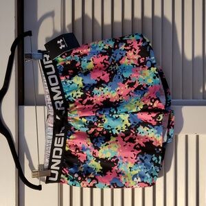 Under Armour Colorful Athletic Shorts, Size YLG, NWT